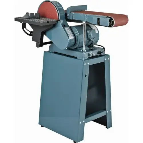 48" x 6" Combination Sanding Machine: 9" Disc Dia