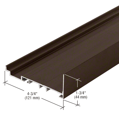 CRL-U.S. Aluminum FF40022 Subsill, Bronze Black Anodized, 24'-2" Stock Length