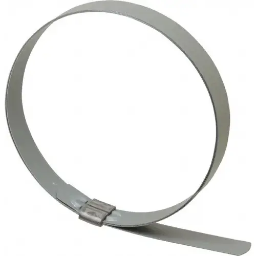 5" ID, Galvanized Steel Preformed J-Type Clamp 5" ID, Galvanized Steel Preformed J-Type Clamp