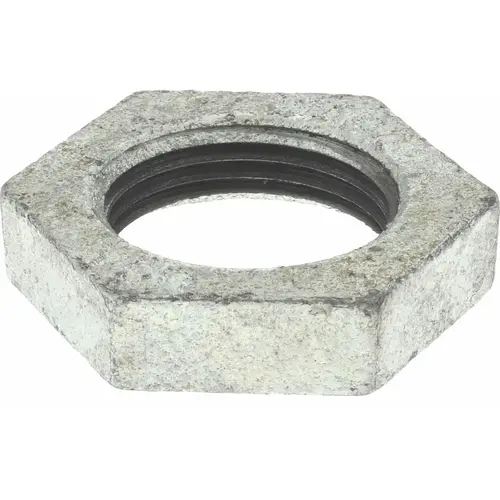 Malleable Iron Pipe Hex Locknut: 3/4" Fitting - pack of 2