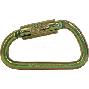 Safe Keeper PN113A-SK Carabiners; Gate Type: Auto Locking ; Gate Width: 0.84 ; Inside Length: 4.7000 ; Narrow End Inside Width: 2.7
