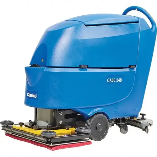 Floor Scrubber & Walk Behind: Battery, 20" Cleaning Width, 1 hp, 2,250 RPM