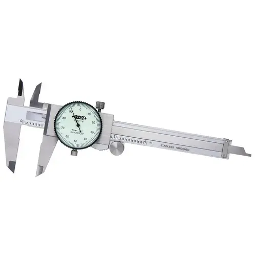 Dial Caliper: 4 inch Range, 0.001 inch Graduation, 0.1 inch per Revolution Dial Caliper: 4 inch Range, 0.001 inch Graduation, 0.1 inch per Revolution
