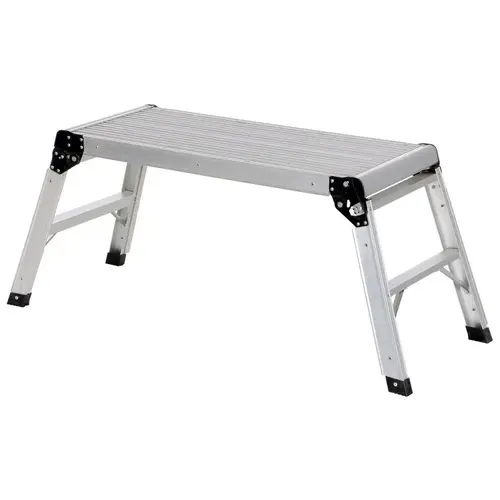 1-Step Aluminum Foldup Platform: 250 lb Capacity, 15-1/16" Wide, 35.06" Deep, 19-7/16" High 1-Step Aluminum Foldup Platform: 250 lb Capacity, 15-1/16" Wide, 35.06" Deep, 19-7/16" High
