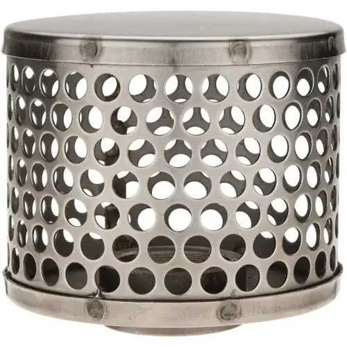 1-1/2" Hose, Round Hole Strainer