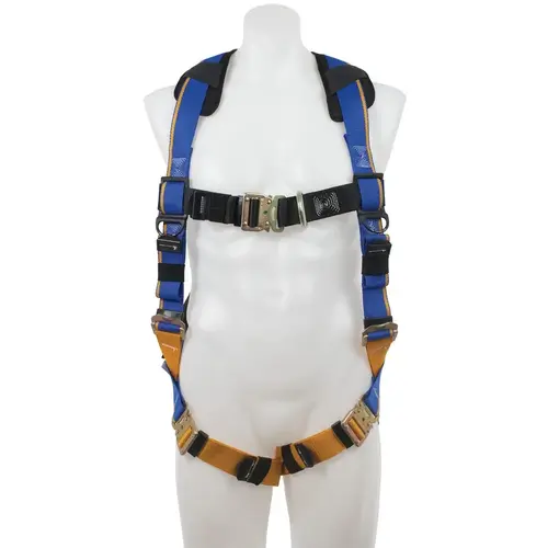 Fall Protection Harnesses: 400 Lb, Back and Side D-Rings Style, Size Medium & Large, For Climbing, Back & Hips Fall Protection Harnesses: 400 Lb, Back and Side D-Rings Style, Size Medium & Large, For Climbing, Back & Hips