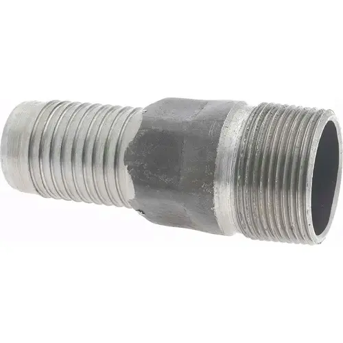 1-1/4" Pipe ID, Threaded Combination Nipple for Hoses