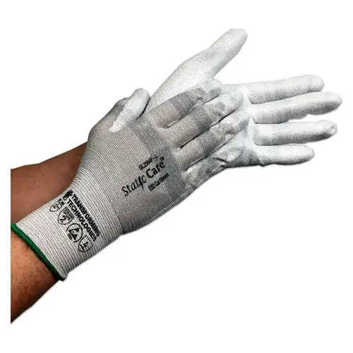 Electrical Protection Gloves & Leather Protectors; Color: White ; Hand: Pair ; Men's Size: Large ; Static Dissipative: Yes ; UNSPSC Code: 46181504