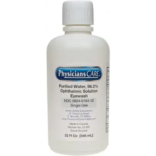 32 Oz. Emergency Response First Aid Kit Eyewash Bottle