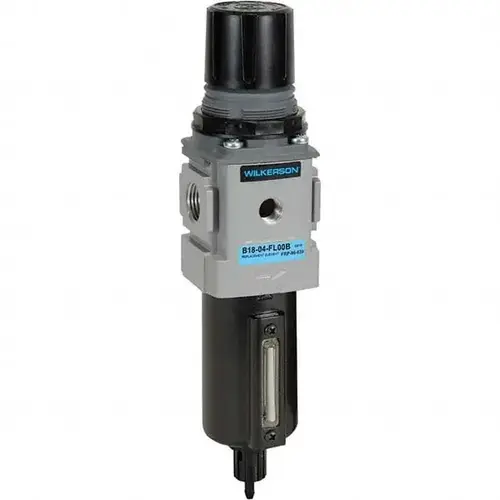 FRL Combination Unit: 1/2 NPT, Compact, 1 Pc Filter/Regulator