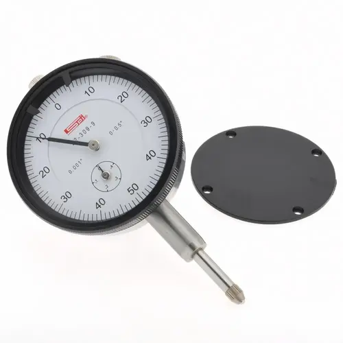 1/2" Range, 0-50-0 Dial Reading, 0.001" Graduation Dial Drop Indicator 1/2" Range, 0-50-0 Dial Reading, 0.001" Graduation Dial Drop Indicator