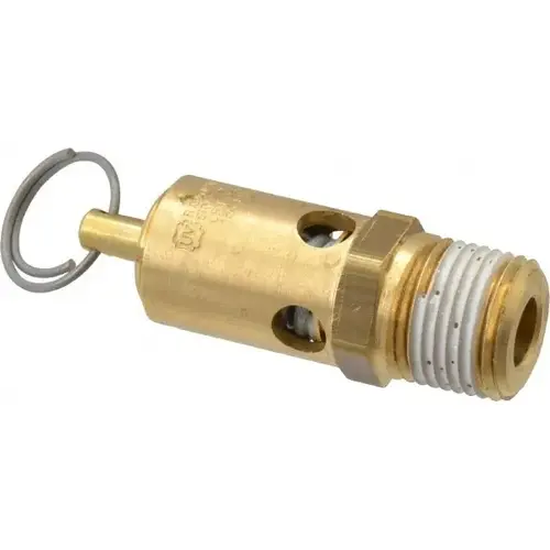 ASME Safety Relief Valve: 1/2" Inlet, 274 CFM, 150 Max psi ASME Safety Relief Valve: 1/2" Inlet, 274 CFM, 150 Max psi