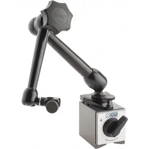 Indicator Positioner & Holder: 175 lb Pull, Fine Adjustment, Includes Base