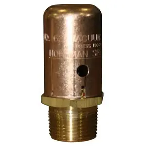HOFFMAN SPECIALTY 401446 3/4" Pipe, 150 Max psi, Brass, Coated Brass, Pressure Type Vacuum Breaker Valve