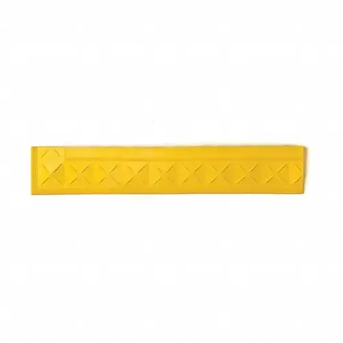 Anti-Fatigue Modular Tile Mat: Dry Environment, 22" Length, 4" Wide, 1" Thick, Yellow