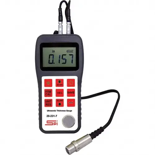 Electronic Thickness Gages; Accuracy: 0.0015 in ; Anvil Face Material: Steel ; Features: Through Coating Electronic Thickness Gages; Accuracy: 0.0015 in ; Anvil Face Material: Steel ; Features: Through Coating