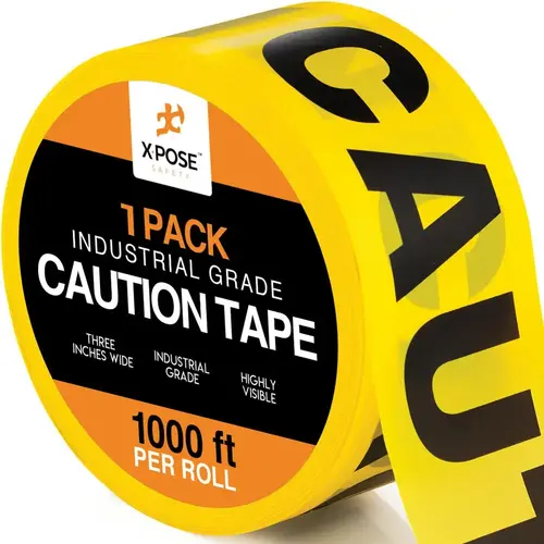 1,000 ft x 3" x 2 mil Polyethylene Barricade Tape 1,000 ft x 3" x 2 mil Polyethylene Barricade Tape