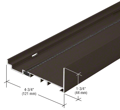 CRL-U.S. Aluminum FT40022 Subsill, Thermally Improved Bronze Black Anodized - 24'-2" Stock Length