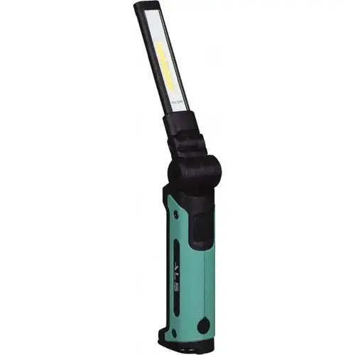 3 Volt, Black & Turquoise Articulating Work Light