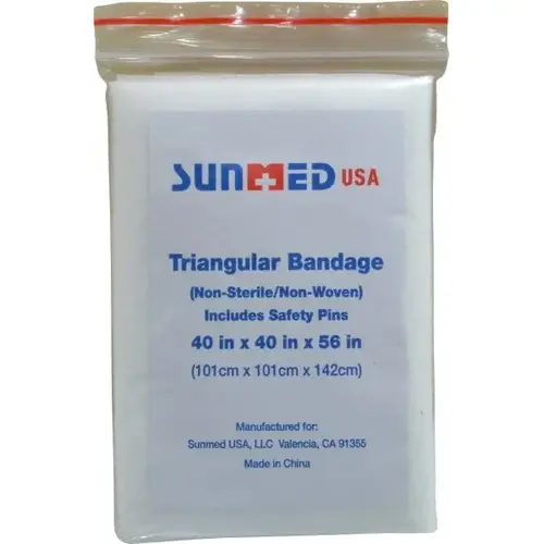 40" Long x 40" Wide, Triangular Self-Adhesive Bandage 40" Long x 40" Wide, Triangular Self-Adhesive Bandage