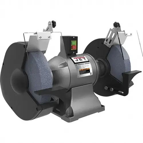 Grinder: 12" Wheel Dia, 2 hp, 230V, 1 Phase