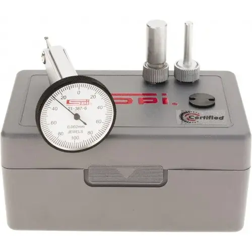 Dial Test Indicators: 0.2 Min, 0-100-0, 0.004 mm Accuracy, Vertical Dial Test Indicators: 0.2 Min, 0-100-0, 0.004 mm Accuracy, Vertical