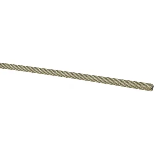 1/8" x 3/32" Diam, Aircraft Cable, Priced as 1 ft Increments, 1,000 ft Total Coil Length - pack of 50