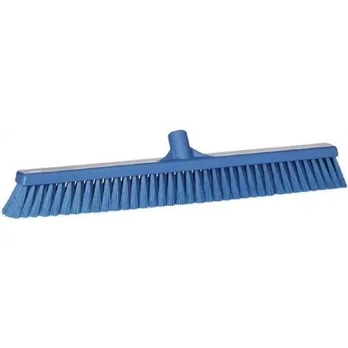 Push Broom: 24" Wide, Polyester Bristle