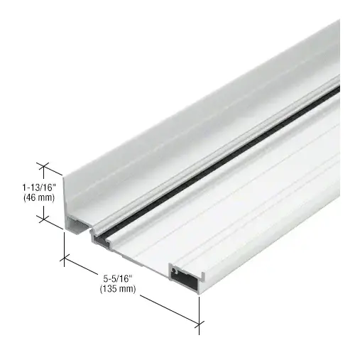 White KYNAR Paint Subsill, Thermally Broken, 24'-2" Stock Length