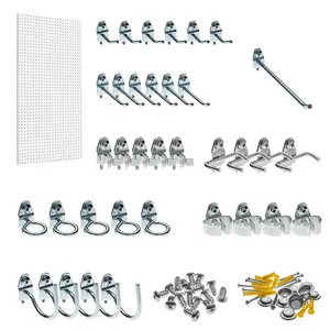 Triton Products PEG36-WHT Pegboard Storage Board: 42 x 24"