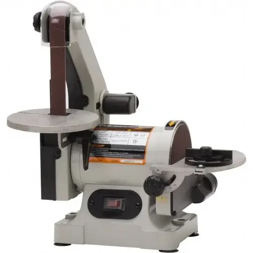 Vertical Combination Sanding Machine: 30" Long x 1" Wide Belt, 5" Dia