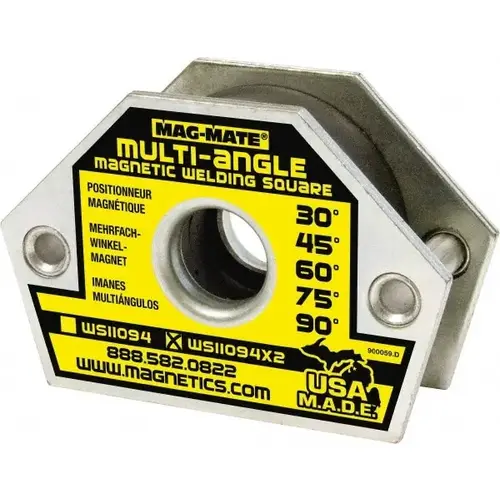 4-3/8" Wide x 1-9/16" Deep x 3" High Ceramic Magnetic Welding & Fabrication Square