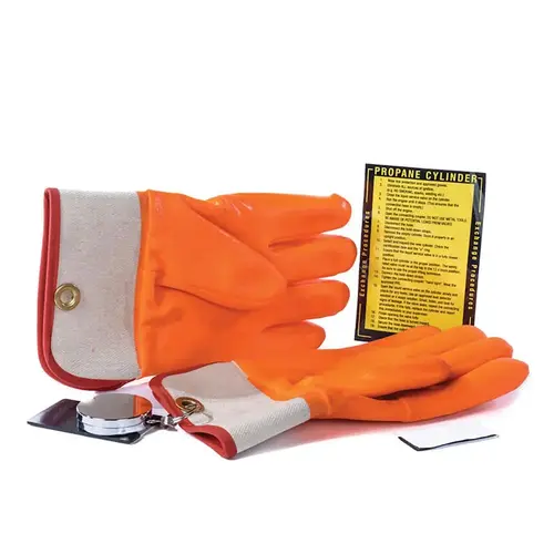 Chemical Resistant Gloves: Size Universal, 2.35 mm Thick, Polyvinylchloride-Coated, Polyvinylchloride, Unsupported