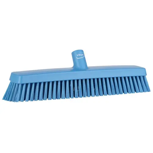 Push Brooms; Handle Connection Type: European Threaded ; Type: Push Broom ; Brush Width: 3.1in ; Bristle Material: Polyester ; Block Material: Polypropylene ; Bristle Length (Inch): 2-2/5