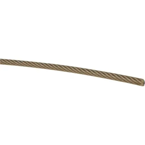 1/8" x 3/32" Diam, Aircraft Cable, Priced as 1 ft Increments, 1,000 ft Total Coil Length - pack of 25