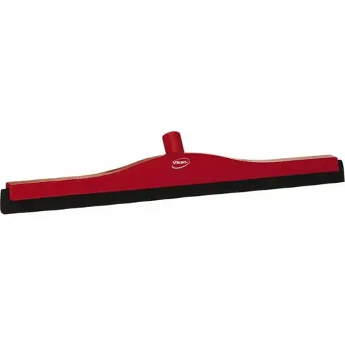Squeegee: 24" Blade Width, Foam Rubber Blade, Threaded Handle Connection