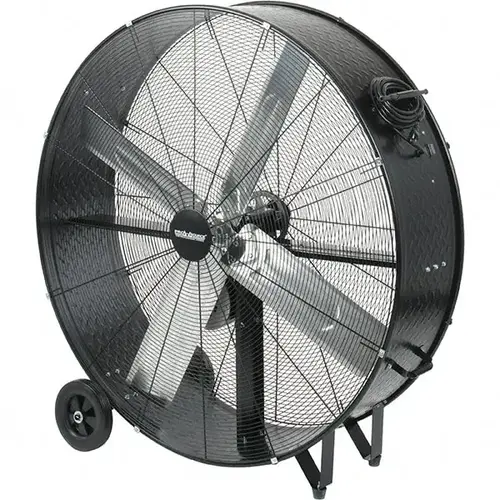 Blower Fan: 15,500 CFM, Belt Drive, Drum Fan