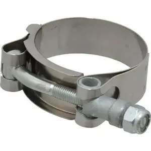 Campbell Fittings 30050-0188-051 T-Bolt Band Clamp: 1.72 to 1.94" Hose, 3/4" Wide, Stainless Steel