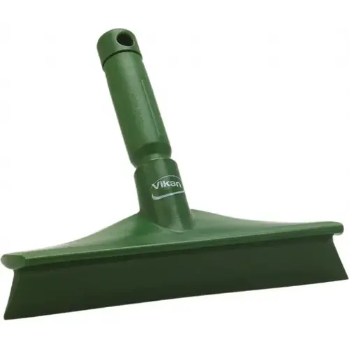 Squeegee: 9.84" Blade Width, Rubber Blade, Threaded Handle Connection Squeegee: 9.84" Blade Width, Rubber Blade, Threaded Handle Connection