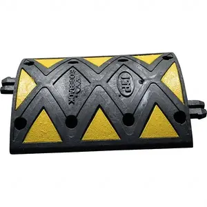 JSP Safety HAX002-125-330 Speed Bumps, Parking Curbs & Accessories; Material: PVC ; Speed Bump Type: Speed Bump ; Overall Length: 20 ; Overall Height: 2