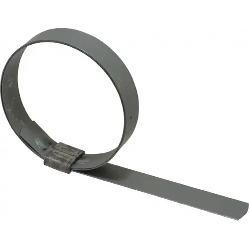 2-1/2" ID, Galvanized Steel Preformed J-Type Clamp 2-1/2" ID, Galvanized Steel Preformed J-Type Clamp