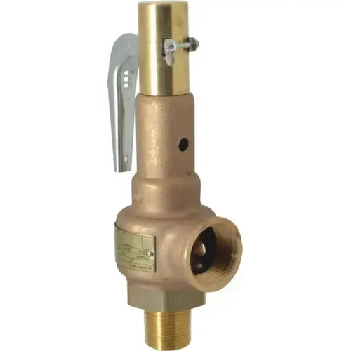High Pressure Safety Relief Valve: 1" Inlet, 828 CFM, 125 Max psi High Pressure Safety Relief Valve: 1" Inlet, 828 CFM, 125 Max psi