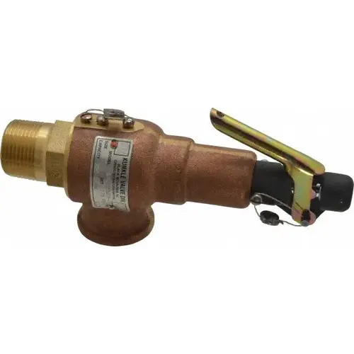 ASME Safety Relief Valve: 1" Inlet, 720 CFM, 175 Max psi ASME Safety Relief Valve: 1" Inlet, 720 CFM, 175 Max psi