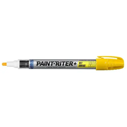 Liquid paint marker for wet surface marking