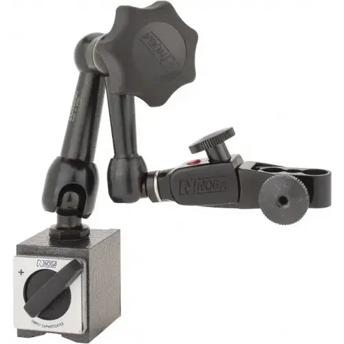 Indicator Positioner & Holder: 70 lb Pull, Fine Adjustment, Includes Base