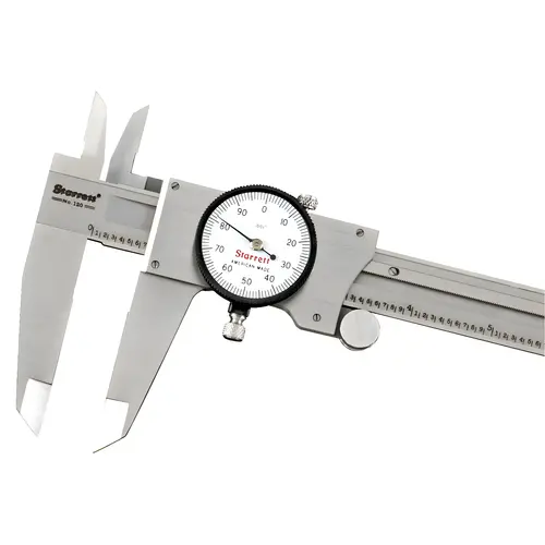 Caliper Dial Slide Caliper: Use with Starrett 120A, Includes Stop Pad Only Black