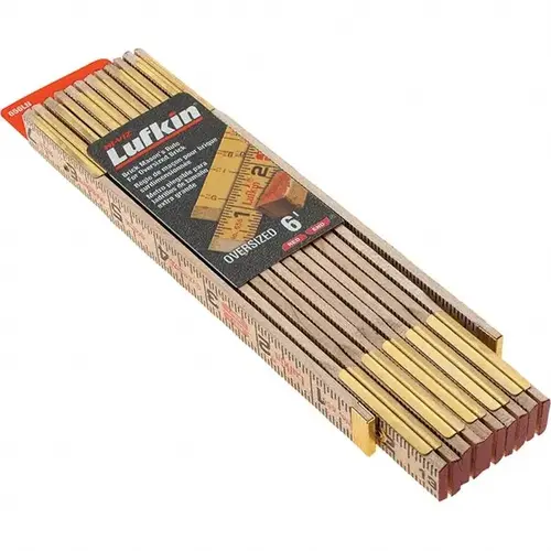 Folding Rules; Graduation (Inch): 1/16 ; Material: Wood ; Width (mm): 5/8 ; Width (Inch): 5/8 ; Color: Brown ; PSC Code: 5210 - pack of 3 Folding Rules; Graduation (Inch): 1/16 ; Material: Wood ; Width (mm): 5/8 ; Width (Inch): 5/8 ; Color: Brown ; PSC Code: 5210 - pack of 3