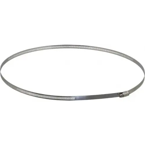 Worm Gear Clamp: SAE 248, 14-1/16 to 16" Dia, Stainless Steel Band