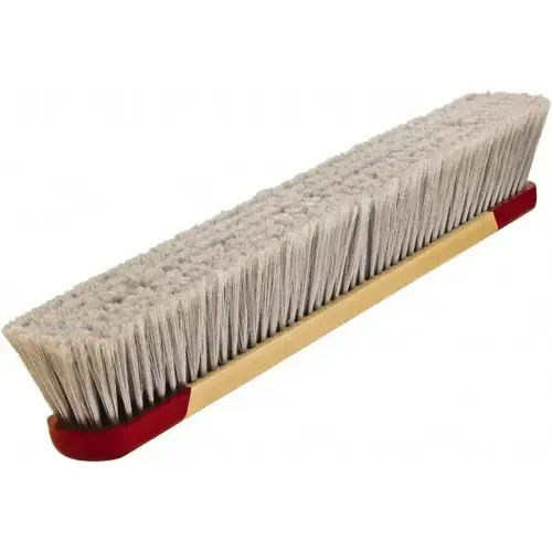 Push Broom: 24" Wide, Polyester Bristle