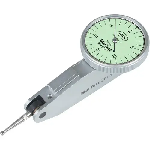 -0.015 to 0.015", 0.001000" Graduation, Horizontal Dial Test Indicator -0.015 to 0.015", 0.001000" Graduation, Horizontal Dial Test Indicator